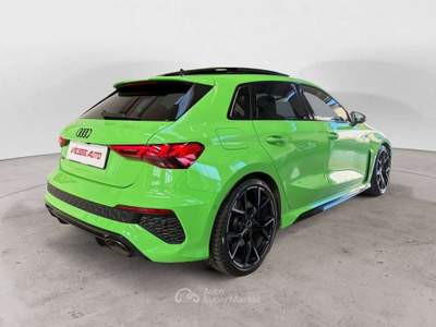 Audi RS 3 Sportback | TETTO, MATRIX, FULL PELLE, KYALAMI GREEN | BOLLO 03/2027 Verde usata Milano