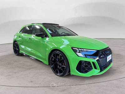 Audi RS 3 Sportback | TETTO, MATRIX, FULL PELLE, KYALAMI GREEN | BOLLO 03/2027 Verde usata Milano