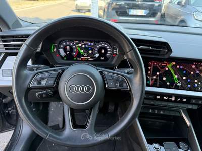 Audi A3 35 G tron SPB S tronic Business Navi Led Grigio usata Roma