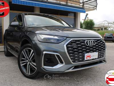 Audi Q5 Sportback 40 2.0 tdi mhev 12V SPB S Line Plus SLINE 4X4 s-tronic Grigio usata TAGLIO DI PO