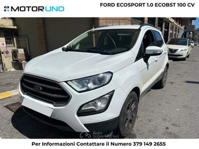 Ford EcoSport EcoSport 1.0 ecoboost Titanium 100cv - LEGGI NOTE- Bianco usata Genova