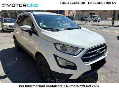 Ford EcoSport EcoSport 1.0 ecoboost Titanium 100cv - LEGGI NOTE- Bianco usata Genova