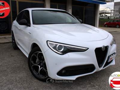 Alfa Romeo Stelvio 2.2 t Veloce Q4 210cv auto 4x4 FULL-OPTIONAL Bianco usata TAGLIO DI PO