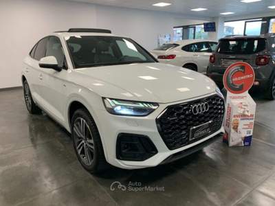 Audi Q5 SPB Tetto Apribile Sportback S Line Quattro 40 TDI Bianco usata Qualiano