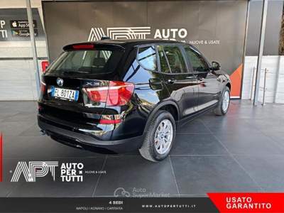 BMW X3 X3 sdrive18d auto my16 Nero usata Napoli