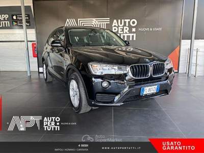 BMW X3 X3 sdrive18d auto my16 Nero usata Napoli