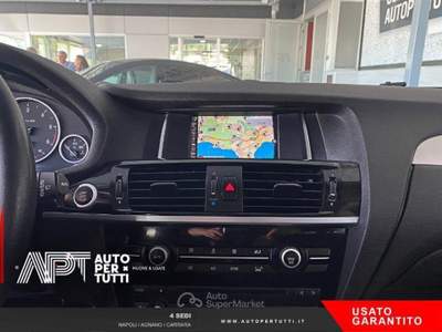 BMW X3 X3 sdrive18d auto my16 Nero usata Napoli