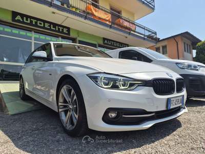 BMW Serie 3 320d 320 320d Touring Sport Line auto Euro 6 Tutti tagliandi BMW Bianco usata Nave