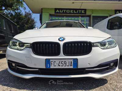 BMW Serie 3 320d 320 320d Touring Sport Line auto Euro 6 Tutti tagliandi BMW Bianco usata Nave