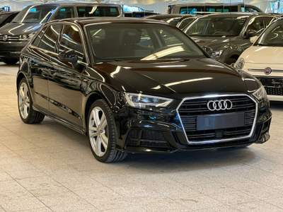 Audi A3 2019 Audi A3 Sportback 35 TDI S-LINE LED DIGITALE Nero usata Ponte In Valtellina