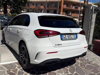 Mercedes-Benz Classe A A 180 d Automatic Premium Bianco usata San Filippo del Mela
