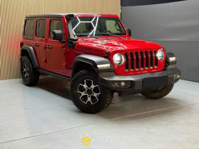 Jeep Wrangler Unlimited 2.2 Mjt II Rubicon Rosso usata Pieve di Cento