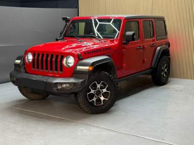 Jeep Wrangler Unlimited 2.2 Mjt II Rubicon Rosso usata Pieve di Cento