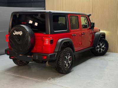 Jeep Wrangler Unlimited 2.2 Mjt II Rubicon Rosso usata Pieve di Cento
