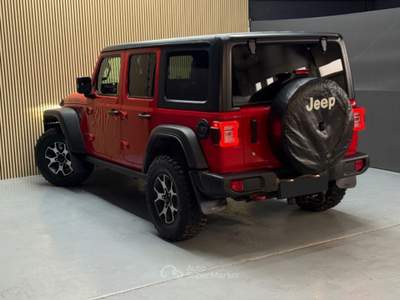 Jeep Wrangler Unlimited 2.2 Mjt II Rubicon Rosso usata Pieve di Cento