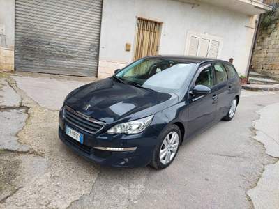 Peugeot 308 PEUGEOT 308 DIESEL EURO6 120CV GOMME NUOVE DISTBUZIONE FATTA Blu/Azzurro usata MUSSOMELI