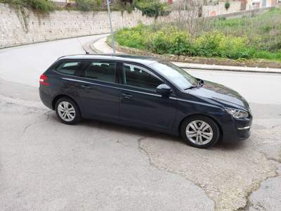 Peugeot 308 PEUGEOT 308 DIESEL EURO6 120CV GOMME NUOVE DISTBUZIONE FATTA Blu/Azzurro usata MUSSOMELI