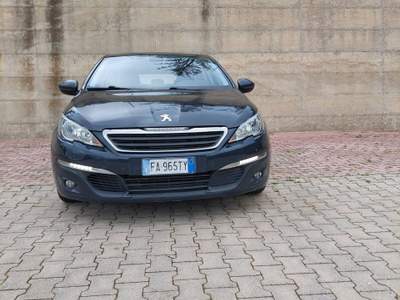 Peugeot 308 PEUGEOT 308 DIESEL EURO6 120CV GOMME NUOVE DISTBUZIONE FATTA Blu/Azzurro usata MUSSOMELI