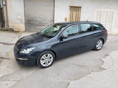 Peugeot 308 PEUGEOT 308 DIESEL EURO6 120CV GOMME NUOVE DISTBUZIONE FATTA Blu/Azzurro usata MUSSOMELI