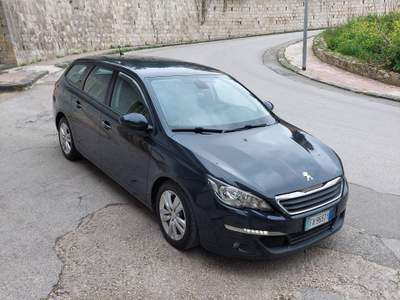 Peugeot 308 PEUGEOT 308 DIESEL EURO6 120CV GOMME NUOVE DISTBUZIONE FATTA Blu/Azzurro usata MUSSOMELI