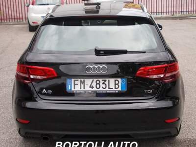 Audi A3 SPORTBACK 1.6 TDI BUSINESS CON NAVIGATORE  Nero usata Mirandola