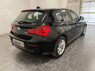 BMW Serie 1 118i i 5p. Advantage-NAVI-SED.RISCALDATI Nero usata Fossano