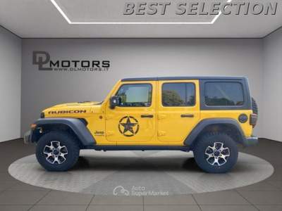 Jeep Wrangler 2.0 Turbo Benzina *Rubicon *Unlimited Giallo usata Biassono