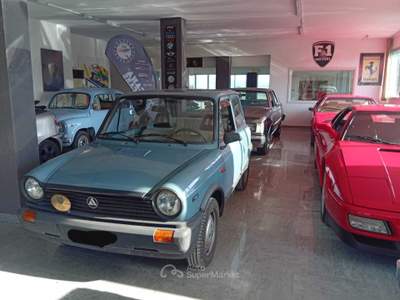 Autobianchi A112 A112 JUNIOR  ASI ORO! Targhe originali Blu/Azzurro usata Prato