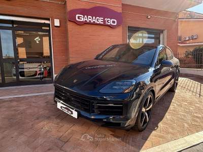 Porsche Cayenne Coupe' Hybrid 22" DISPLAY PASSEG tetto IVA Blu/Azzurro usata Roma