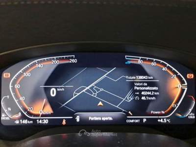 BMW Serie 5 520d d 48V xDrive Touring Luxury Nero usata Oderzo