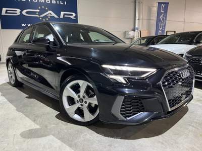 Audi A3 SPB 35TFSI 150cv Hybrid S line Stronic "18 Sline   Nero usata Savigliano
