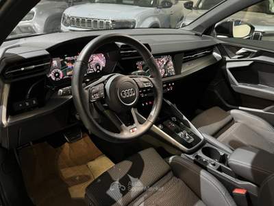 Audi A3 SPB 35TFSI 150cv Hybrid S line Stronic "18 Sline   Nero usata Savigliano