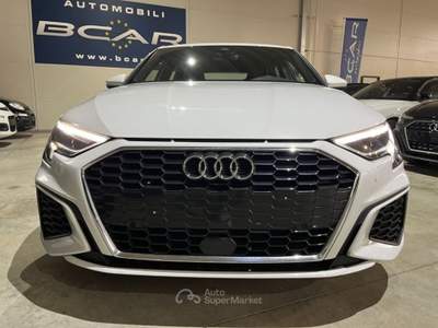 Audi A3 SPB 35 TFSI 150cv Hybrid Stronic S line "18 Sline  Bianco usata Savigliano