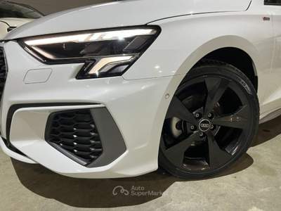 Audi A3 SPB 35 TFSI 150cv Hybrid Stronic S line "18 Sline  Bianco usata Savigliano