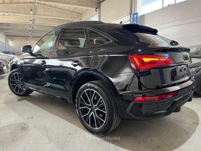 Audi Q5 SPB Sportback 40 TDI quattro Identity Black S line Nero usata Savigliano