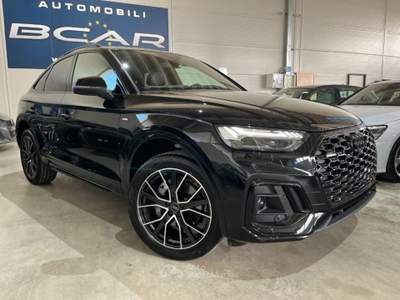 Audi Q5 SPB Sportback 40 TDI quattro Identity Black S line Nero usata Savigliano