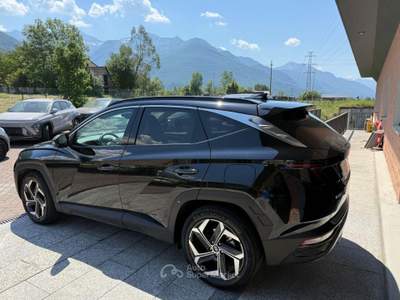 Hyundai Tucson 1.6 HEV 4WD aut. Exellence LP+PP Nero usata Montecrestese
