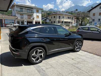 Hyundai Tucson 1.6 HEV 4WD aut. Exellence LP+PP Nero usata Montecrestese
