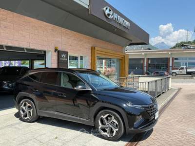 Hyundai Tucson 1.6 HEV 4WD aut. Exellence LP+PP Nero usata Montecrestese