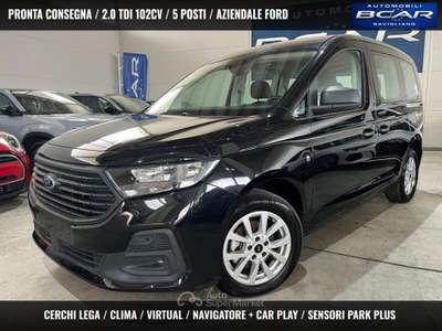 Ford Tourneo Connect Connect 2.0d 102CV CLIMA/CERCHI/CAR PLAY/PARK PLUS Nero usata Savigliano