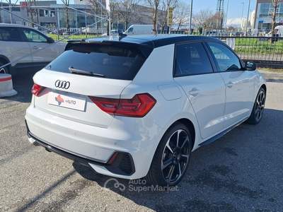Audi A1 SPB 30 TFSI S tronic Identity Black SOLI 12000KM !!! Bianco usata Fossano