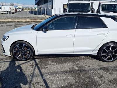 Audi A1 SPB 30 TFSI S tronic Identity Black SOLI 12000KM !!! Bianco usata Fossano