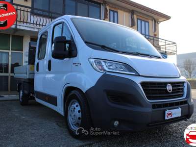 Fiat Ducato 2.3 mtj 131 CV Gru Fassi Doppia Cabina 7 Posti Bianco usata TAGLIO DI PO
