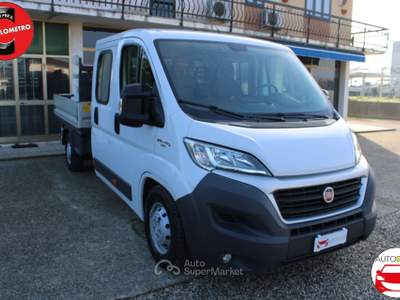 Fiat Ducato 2.3 mtj 131 CV Gru Fassi Doppia Cabina 7 Posti Bianco usata TAGLIO DI PO