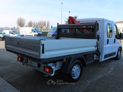 Fiat Ducato 2.3 mtj 131 CV Gru Fassi Doppia Cabina 7 Posti Bianco usata TAGLIO DI PO