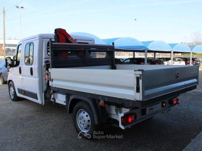 Fiat Ducato 2.3 mtj 131 CV Gru Fassi Doppia Cabina 7 Posti Bianco usata TAGLIO DI PO