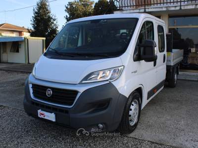 Fiat Ducato 2.3 mtj 131 CV Gru Fassi Doppia Cabina 7 Posti Bianco usata TAGLIO DI PO