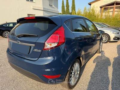Ford Fiesta 1.0 EcoBoost 100CV 5 porte Titanium Blu/Azzurro usata CALCINATO