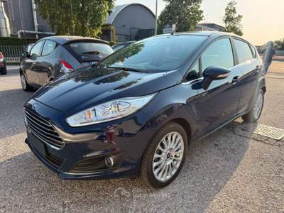 Ford Fiesta 1.0 EcoBoost 100CV 5 porte Titanium Blu/Azzurro usata CALCINATO