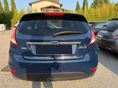 Ford Fiesta 1.0 EcoBoost 100CV 5 porte Titanium Blu/Azzurro usata CALCINATO
